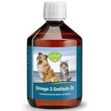 Omega-3 voor honden en katten zeevisolie EPA en DHA 500 ml Tierlieb Sanct Bernhard