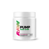 Pre Workout Pump Non Stim, 480 g, Watermelon, Raw Nutrition