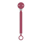 Silicone lanyard with clips for pacifier Wonder, Magenta, Suavinex