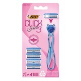 Women's shaver with 3 blades Hybrid Click Soleil, 1 pc, BIC