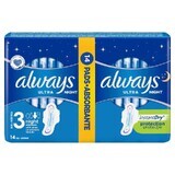 Absorbante Always Duo Pack Ultra Night, 14 bucati, Marimea 3, P&G