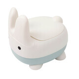 Potty with back and lid, Bunnies, Thermobaby