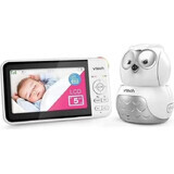 VTECH BM5550-OWL, baby video baby sitter Uil met 5" scherm en 1×1pc draaibare camera, baby sitter