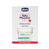 Baby Moments Sensitive dermatological rice starch for bath, 250 grams, +0 months, Chicco