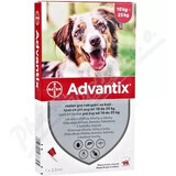 Advantix Spot-on voor honden van 10 tot 25 kg 1×2,5 ml, pipet