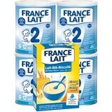 France Lait 2 4x400g + FL wheat porridge. Set 250g 1×1, infant milk powder set