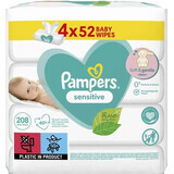 PAMPERS HARMONIE PROTECT&CARE WIPES 396KS 396KS 1×396 stuks, vochtige doekjes