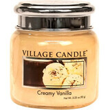 Village Candle Geurkaars in Fles - Creamy Vanilla - Vanille ijs, medium 1×1 st