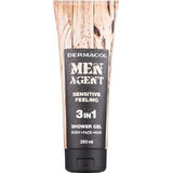 Men Agent SG 3in1 Sensitive feeling 1×250 ml, Duschgel für Männer