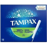 Tampax NON-PLASTIC Super 18st 1×18st, tampons