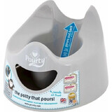 POURTY 1×1 potje met gemakkelijke wasbeurt, blauw