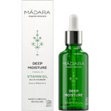 Mádara DEEP MOISTURE, Olio viso vitaminico idratante profondo 1×50 ml, olio vitaminico multifunzionale biologico certificato