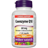 WEBBER NATURALS Co-enzym Q10 60 mg 1×60 cps, voedingssupplement