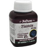 MedPharma TIAMINA 50 mg (vitamina B1) 1×67 tbl, 60+7 esenzione