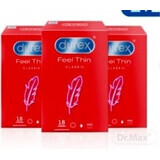 DUREX Feel Thin Extra Lubricated pachet 1×54 buc, prezervative