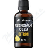 Allnature Citroen etherische olie 1×10 ml, etherische olie