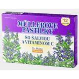 PASTILLES MÜLLER À LA SAUGE ET VIT. C 1×12 pcs, pour les rhumes