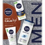 NIVEA MEN BOX GEVOELIG GEZICHT 1×1 st, geschenkverpakking