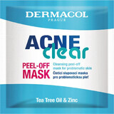 Dermacol Acneclear Cleansing Peeling Mask 1×8 ml, cleansing mask