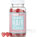 HAIRBURST kauwbare rubberen vitaminen voor haar in hartvorm 1×60 stuks, kauwbare vitaminen