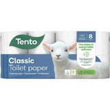 Dieses klassische Toilettenpapier Classic 3vr 1×8 Stück, 3-lagiges Toilettenpapier