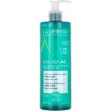 A-DERMA BIOLOGY AC Schuimende Reinigingsgel voor acnegevoelige huid 1×400 ml gel, reinigingsgel voor acnegevoelige huid