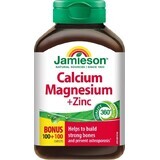 JAMIESON CALCIUM, MAGNESIUM MET ZINK 1×200 tbl, calcium + magnesium + zink