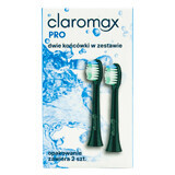 Claromax Pro, vervangende tips voor sonische tandenborstel, 2 stuks