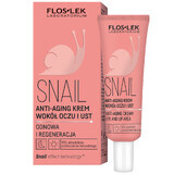 Floslek Laboratorium Slak, anti-verouderende oog- en lipcrème, 30 ml