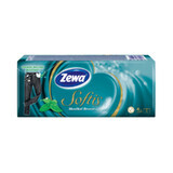 Softis Menthol Breeze Mouchoirs en papier pour le nez, 10 paquets, Zewa