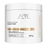 Apis Professional Depiq Pro System, depigmenting algae mask with α-arbutin 1% and brightening complex 1%, 200 g