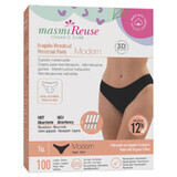 Masmi Modern, menstruatieslip, biologisch katoen, maat L, 102-110 cm, 1 st