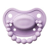 Luu Kids, sucette, positionnement, silicone, French Lavender, 3-6 mois, 1 pc