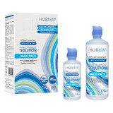 Horien Ultra Comfort multifunctionele oplossing, contactlensvloeistof, maxiverpakking, 360 ml + 100 ml