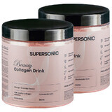 Set Supersonic Beauty Collagen Drink, aromă de mango, 2 x 185 g