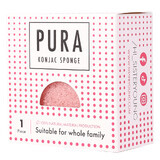 Sister Young Pura, konjac gezichtsspons, roze, 1 st