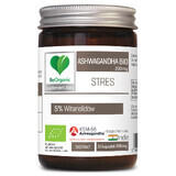 BeOrganic Ashwagandha Bio 200 mg, 5% Vitanolides, 50 capsules