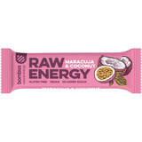 Proteinriegel mit Passionsfrucht und Kokosnuss, 50 g, Raw Energy