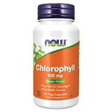 Now Foods Chlorofyl 100 mg, chlorofyl, 90 plantaardige capsules