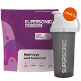 Supersonic Keto Maaltijd, bessen met limoensmaak, 800 g + shaker, 700 ml gratis