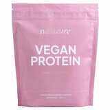 Natu Care Vegan Protein, proteïne, witte chocolade en frambozensmaak, 525 g