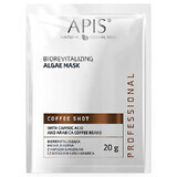 Apis Professional Coffee Shot, Bio-revitaliserend algenmasker, 20 g