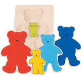 Layer Puzzle Teddy Bears, 57884, Goki