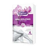 Bandes dépilatoires à l'extrait d'orchidée 14 pcs , Farmec