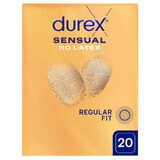 Durex Sensual No Latex, latexvrije condooms, 20 stuks