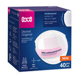 Lovi Discreet Elegance borstkompressen, antibacterieel, wit, 40 stuks