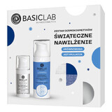 BasicLab Kerst Hydratatie Set, oogcrème 15 ml + gezichtscrème 50 ml