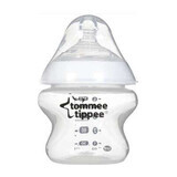 Biberon en PP avec tétine en silicone Closer to Nature, +0 mois, 150 ml, Tommee Tippee