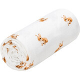 T-Tomi serviette de bain lapin en mousseline bio