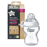 Closer to Nature PP fles met siliconenspeen, 260 ml, +0 maanden, Tommee Tippee